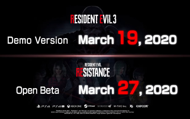 Resident Evil 3 Demo et Open Beta