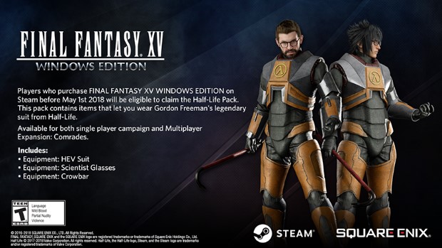 FF XV Windows Edition : Steam Half Life DLC