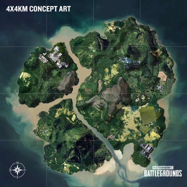 PUBG - Map 4x4km