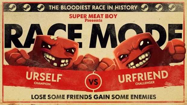 Super Meat Boy Race Mode PC Steam