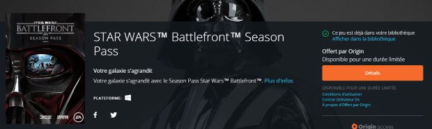 Star Wars Season Pass Free