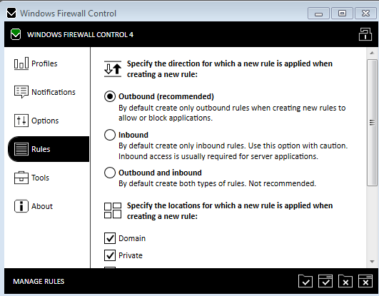 Windows Firewall Control