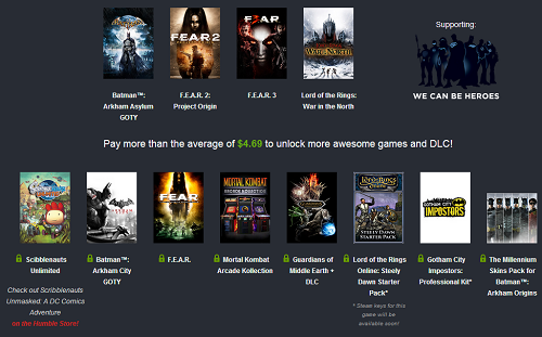 Humble Bundle Warner Bros 2013