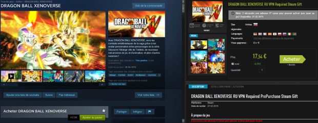 Steam vs "Marché gris"